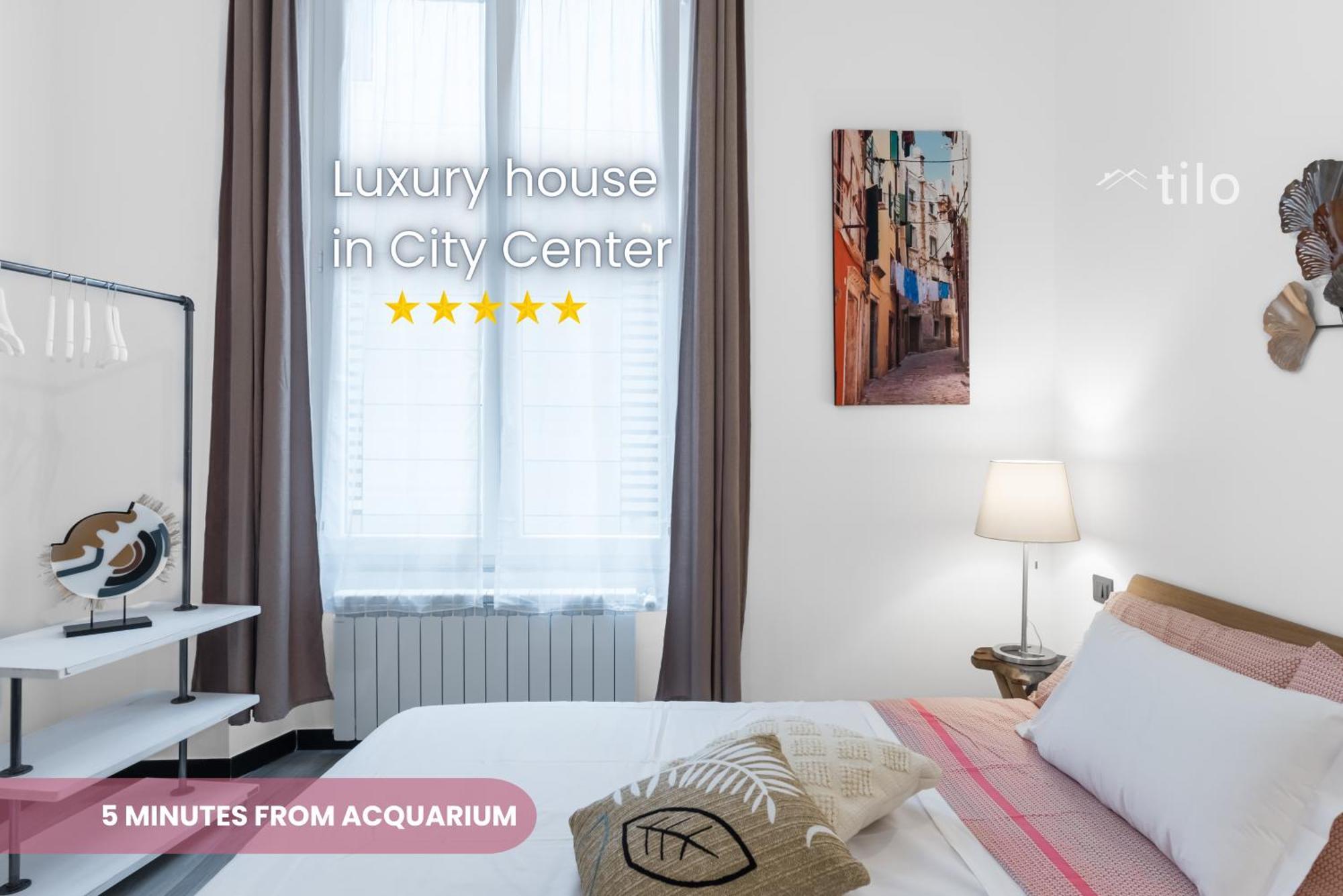 Acquario 5 Minuti, 1Br , Free A-C, Wifi & Netflix "City Center" By Tilo Генуя Екстер'єр фото